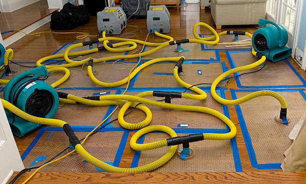 Professional Storm Water Damage Restoration technician working in North Babylon, NY